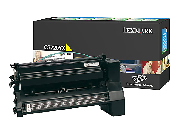 Lexmark™ C7720YX Yellow High Yield Toner Cartridge