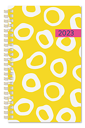 Office Depot® Brand Weekly/Monthly Planner, 5” x 8”, Simple Shapes, January To December 2023, OD23-SPR-091