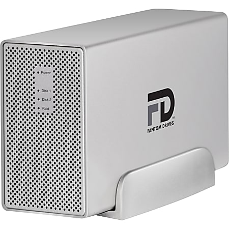 Fantom G-Force MegaDisk MD3U3000 DAS Array - 2 x HDD Supported - 2 x HDD Installed - 3 TB Installed HDD Capacity