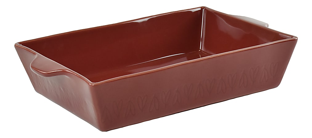 Ayesha Curry Rectangular Baker, 9" x 13", Sienna Red