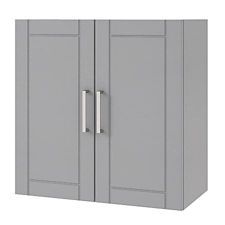 Ameriwood™ Home Callahan 24" Wall Cabinet, 2 Shelves, Gray