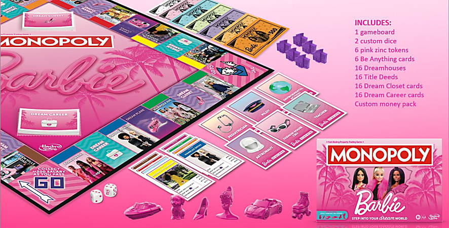 The barbie cheap board game