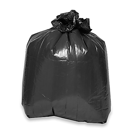 Genuine Joe 2-Ply Puncture-Resistant Liners, 16 Gallons, 24" x 31", 0.7 mil, Brown/Black, Box Of 100