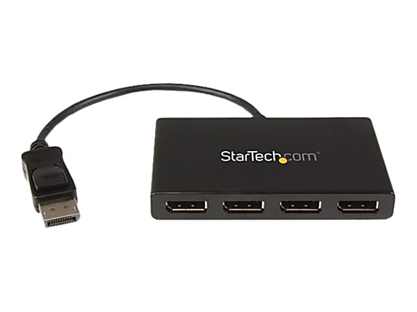 StarTech.com Hub MST de 2 Puertos DisplayPort 1.2 - Divisor Splitter DP de 2  Monitores - Adaptador DP a 2x DisplayPort 4K 30Hz - Alimentado por USB -  Windows Solamente, 4 in