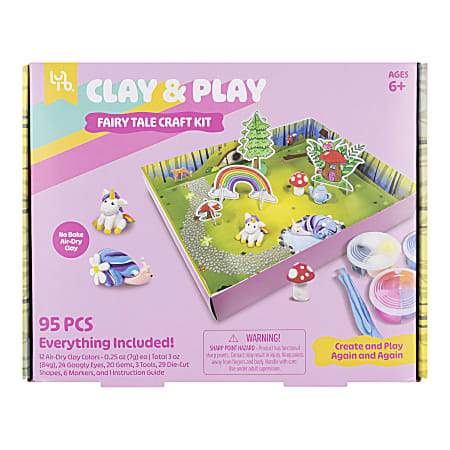 Little Yellow Bicycle&reg; Fairy Tale Friends Clay &amp; Play Kit
