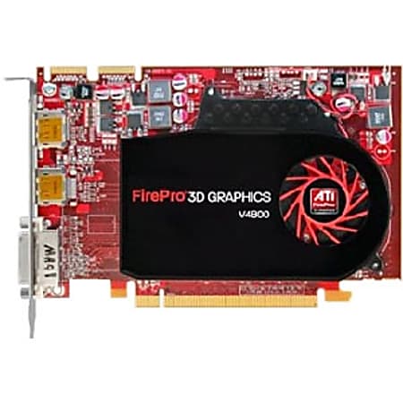 AMD 100 505606 FirePro V4800 Graphic Card 1 GB GDDR5 SDRAM PCI Express 2.0 x16