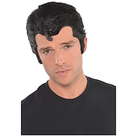 Amscan Grease Danny Halloween Wig, Adult, Black