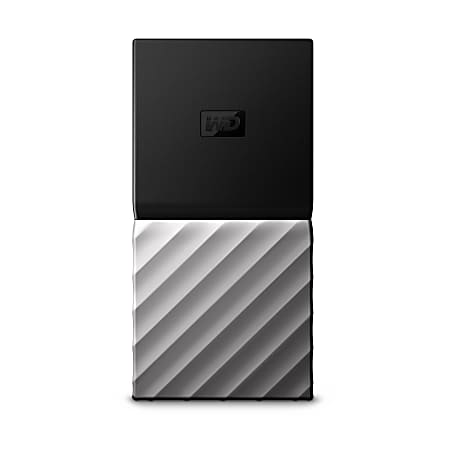 WD My Passport Portable Solid State Drive 512GB BlackGun Metal