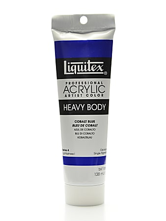 Liquitex Heavy Body Professional Artist Acrylic Colors, 2 Oz, Cobalt Blue, Pack Of 2