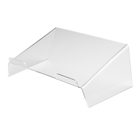 Russell &amp; Hazel Acrylic Laptop Stand For 16&rdquo; Laptops, 6&rdquo;H x 16-5/8&rdquo;W x 10-3/4&rdquo;D, Clear