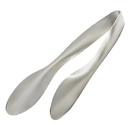 Hoffman Browne Stainless Steel Utility Tongs, 6", Silver, Case Of 144 Tongs