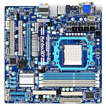 Gigabyte GA-880GM-UD2H Desktop Motherboard - AMD - Socket AM3 PGA-941