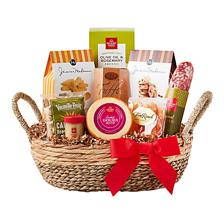 Givens Hickory Farms Savory And Sweet Snacker Gift Basket