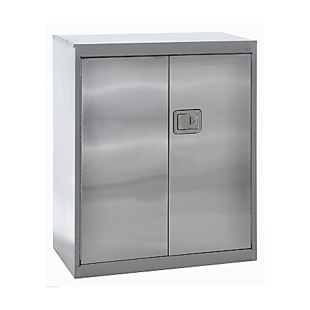 Sandusky® Stainless Steel Cabinet, 42"H x 36"W x 18"D