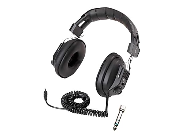 Ergoguys Califone 3068A V - Headphones - full size - wired - 3.5 mm jack - noise isolating - black