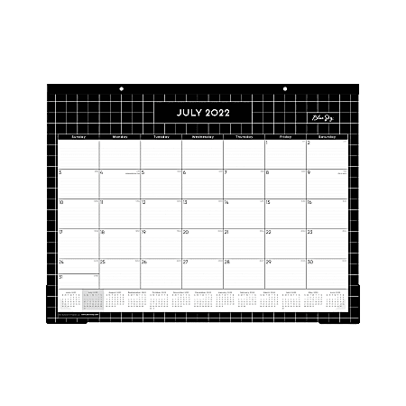 Blue Sky™ Monthly Academic Desk Calendar, 22" x 17", Matrix, July 2022 to June 2023, 136533