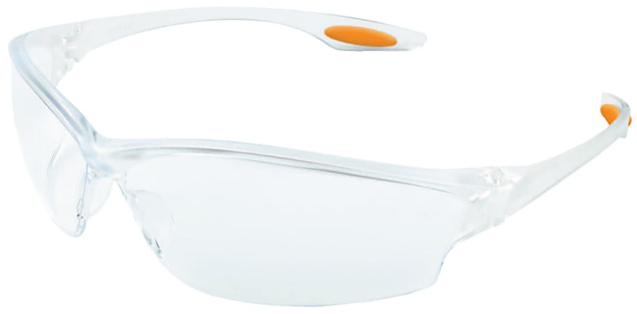 Crews LAW Protective Duramass Anti-Fog Eyewear, Clear Frame, Clear Lens, Pack Of 12