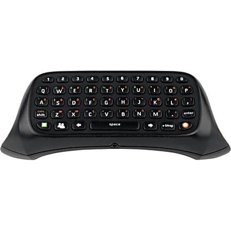 Xbox 360 Black Chatpad Wired Keyboard