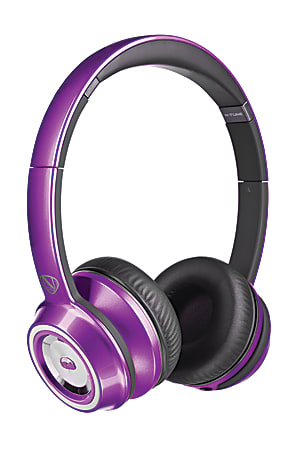 Monster® NCredible NTune On-Ear Headphones, Candy Purple