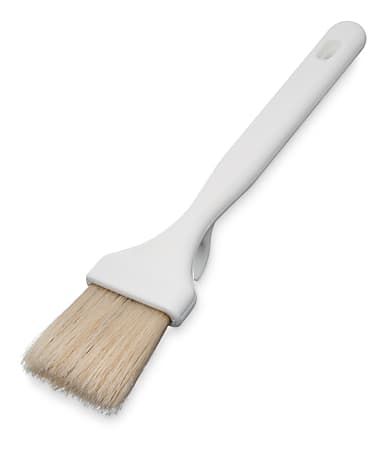 Carlisle Sparta® Meteor® Pastry/Basting Brushes, 2", White, Pack Of 12 Brushes