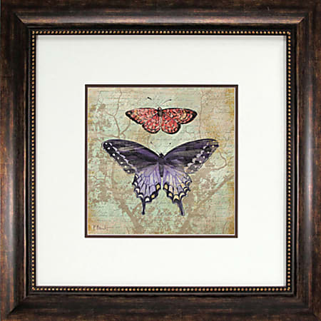 Crystal Art Vintage Butterfly Artwork, 2, 26" x 26"