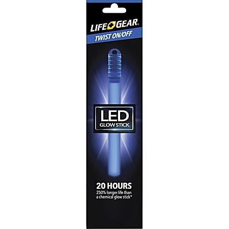 Life+Gear LED Reusable Glow Stick - LR44 - Blue