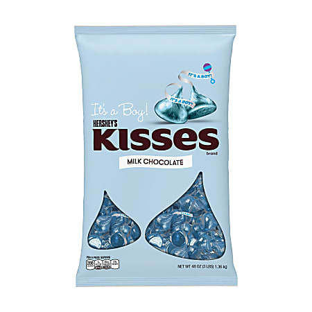 Hershey's® Kisses, It's A Boy, 48 Oz Bag