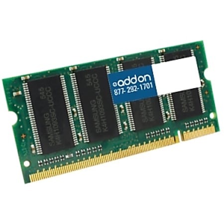 AddOn AA533D2N4/1G x1 JEDEC Standard 1GB DDR2-533MHz Unbuffered Dual Rank 1.8V 240-pin CL4 UDIMM