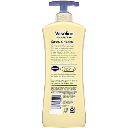 Vaseline Intensive Care Lotion - Lotion - 20.30 fl oz - For Dry Skin - Applicable on Body - Moisturising, Absorbs Quickly, Non-greasy - 4 / Carton Vaseline Intensive Care Lotion - Lotion - 20.30 fl oz - For Dry Skin - Applicable on Body - Moisturising, Absorbs Quickly, Non-greasy - 4 / Carton