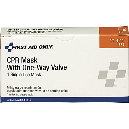 First Aid Only CPR Mask Recommended for Emergency Healthcare Fluid