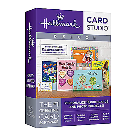 Hallmark® Card Studio Deluxe 2018