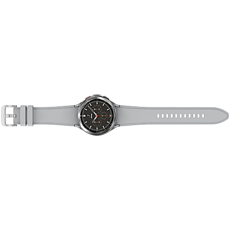 Samsung Galaxy Watch4 Classic, 46mm, Silver, LTE - 16 GB - 1.50 GB Standard Memory - 1.4" - Android Wear - SMR895UZSAXAA