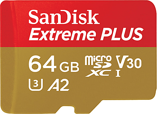 SanDisk Extreme® PLUS microSDXC™ UHS-I card, 64GB