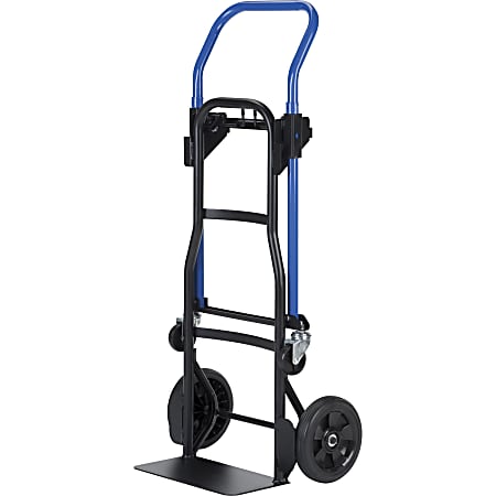 Harper Quick Change 3-in-1 Steel Truck - 500 lb Capacity - x 19" Width x 14.5" Depth x 44" Height - Steel Frame - Black - 1 Each