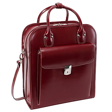Red rolling briefcase deals