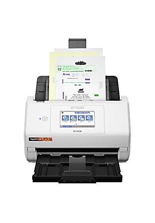 Epson® RapidReceipt™ Wireless Touchscreen Desktop Receipt And Color Document Scanner With Auto Document Feeder, RR-600W