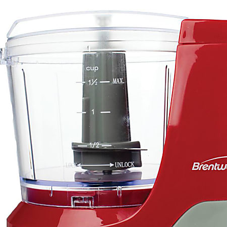 Brentwood Appliances 100-Watt 1.5 Cup Mini Food Chopper - White 