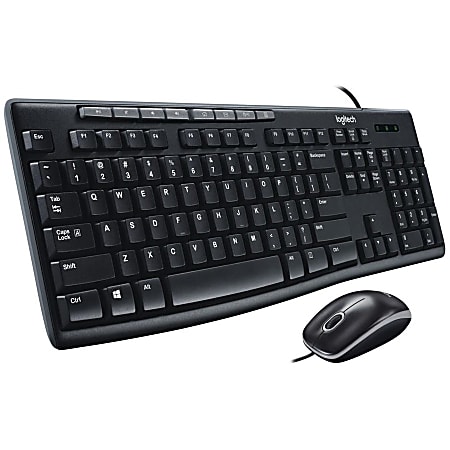 Logitech® Media Combo Keyboard and Mouse, MK200