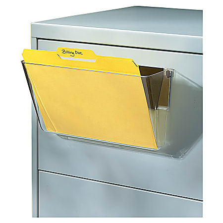 Office Depot Brand Magnetic Wall Pocket Letter Size Clear ...