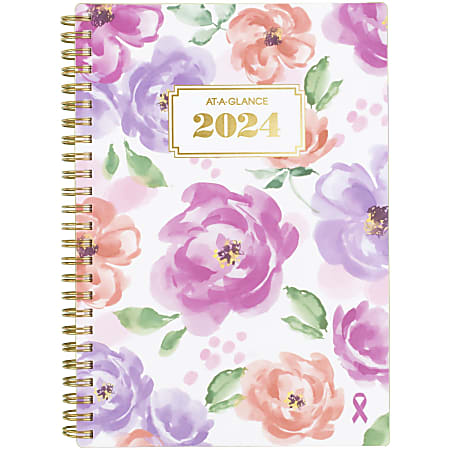 At-A-Glance Badge Weekly/Monthly Planner - Large Size - Weekly, Monthly - 13 Month - January 2024 - January 2025 - 8 1/2