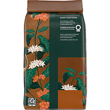 Starbucks Whole Bean Coffee Light Roast Pike Place 16 oz 1 lb Bag