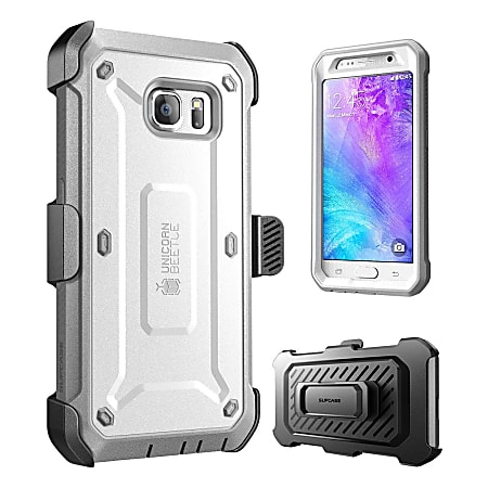 Supcase Unicorn Beetle Pro Carrying Case (Holster) Smartphone - White, Gray