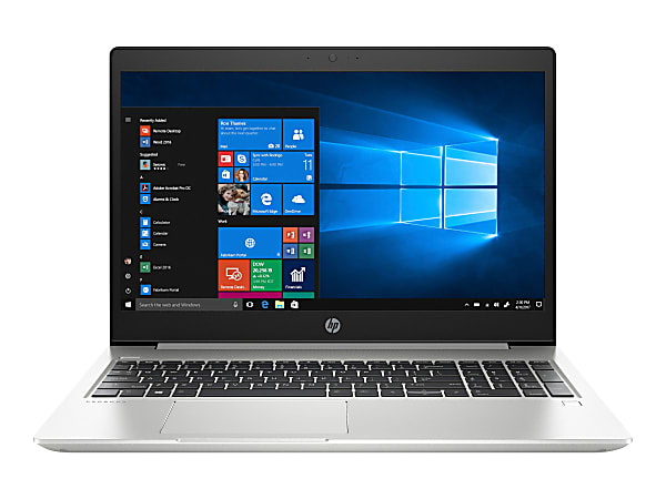 HP ProBook 450 G6 - Core i5 8265U / 1.6 GHz - Win 10 Pro 64-bit - 4 GB RAM - 128 GB SSD - 15.6" 1366 x 768 (HD) - UHD Graphics 620 - Wi-Fi, Bluetooth - kbd: US