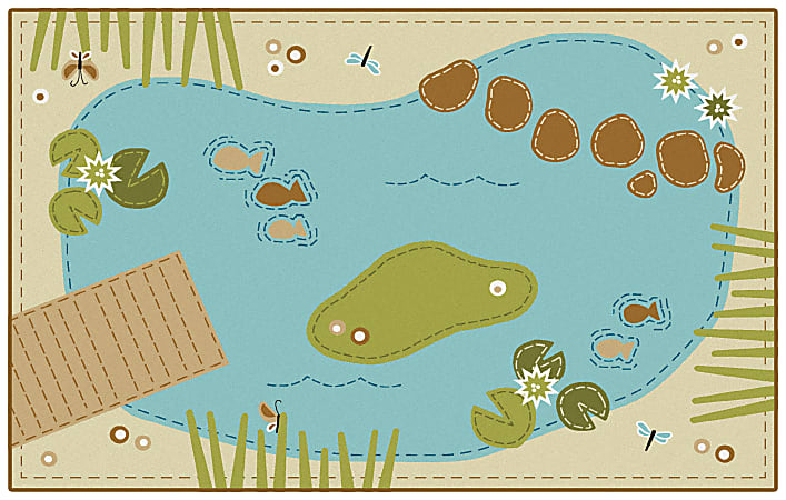 Carpets for Kids® KID$Value PLUS™ Tranquil Pond Activity