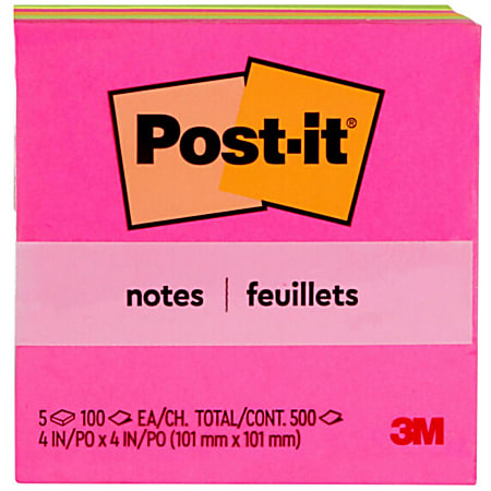 Post-it® Notes - Poptimistic Color Collection - 4"