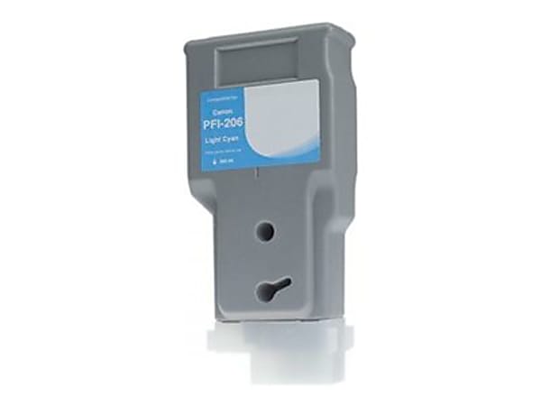 Clover Imaging Group Wide Format - 300 ml - photo cyan - compatible - ink cartridge (alternative for: Canon 5307B001AA) -  - WCPFI206PC