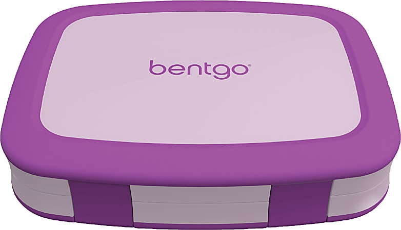 Bentgo Kids Lunch Box 2 H x 6 12 W x 8 12 D Purple - Office Depot