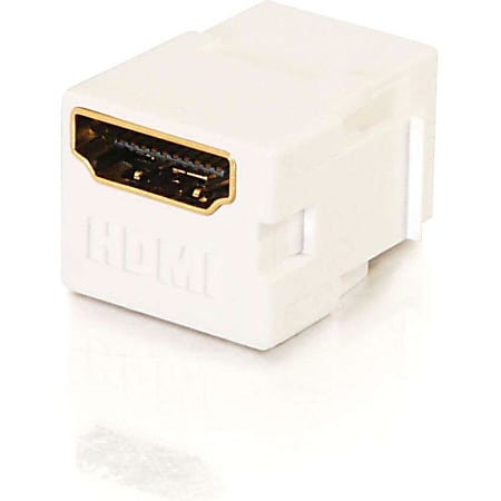 C2G Snap-In Keystone Module - Modular insert - HDMI - white