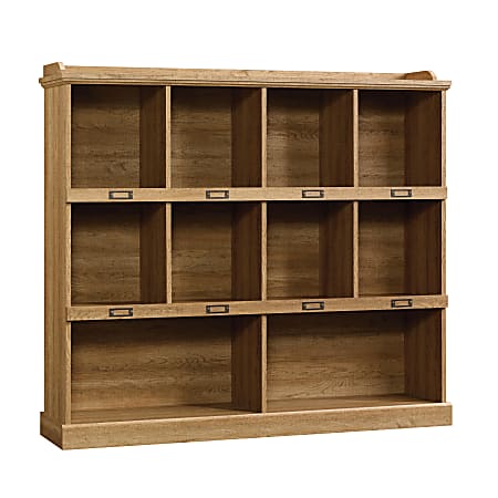 Sauder® Barrister Lane Cubby Bookcase, Scribed Oak
