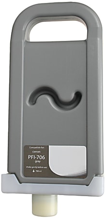 Clover Imaging Group® Remanufactured Gray Wide-Format Inkjet Ink Cartridge Replacement For Canon PFI-706, WCPFI706G